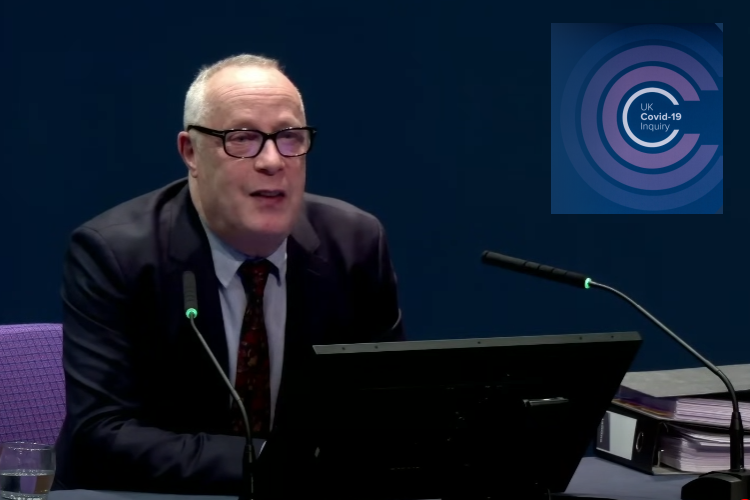 Professor Steve Reicher appears before the UK COVID Inquiry